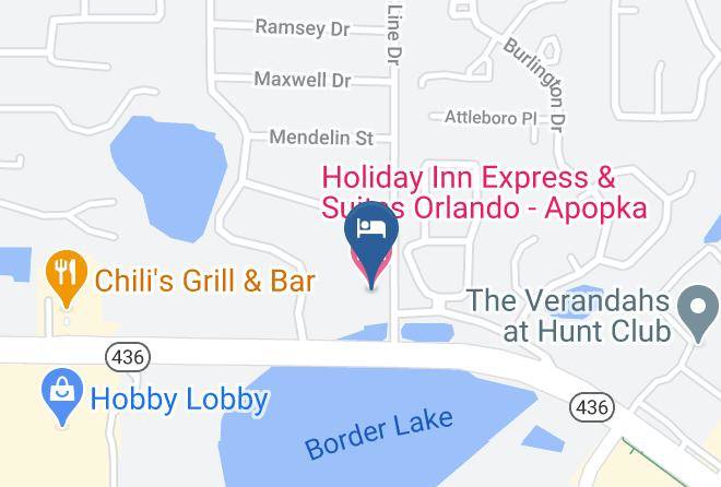 Orange - Holiday Inn Express & Suites Orlando Apopka Maps