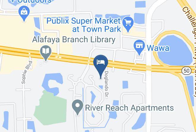 Orange - Holiday Inn Express & Suites Orlando East Ucf Area Maps