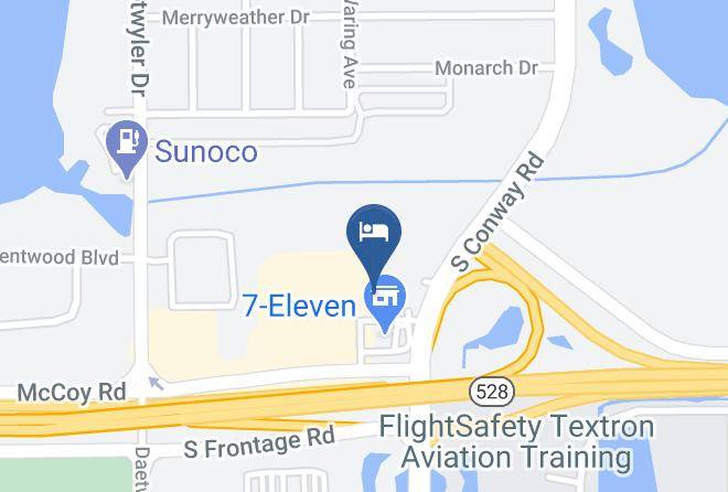 Orange - Holiday Inn Express & Suites Orlando International Airport Maps