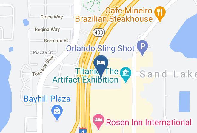 Orange - Holiday Inn Express & Suites Orlando International Drive Maps