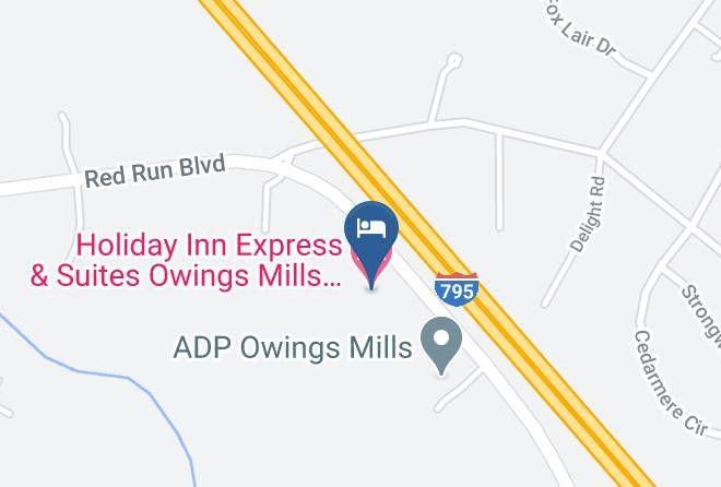 Baltimore - Holiday Inn Express & Suites Owings Mills Baltimore Area Maps