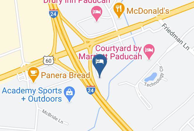 Mccracken - Holiday Inn Express & Suites Paducah West Maps