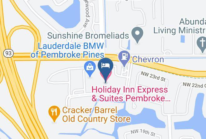 Broward - Holiday Inn Express & Suites Pembroke Pines Sheridan St Maps