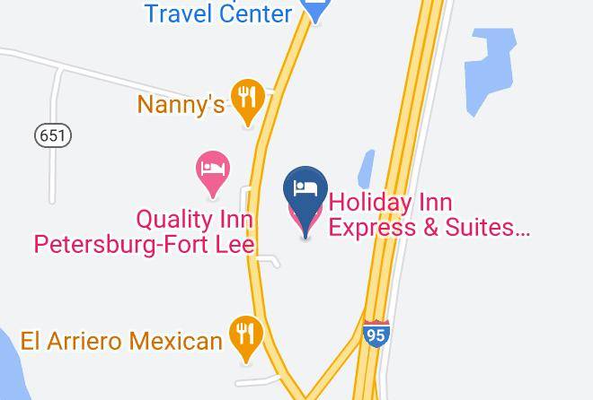 Prince George - Holiday Inn Express & Suites Petersburg Fort Lee Maps