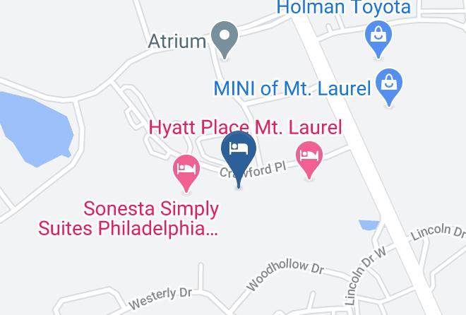 Holiday Inn Express & Suites Philadelphia Mt Laurel Map