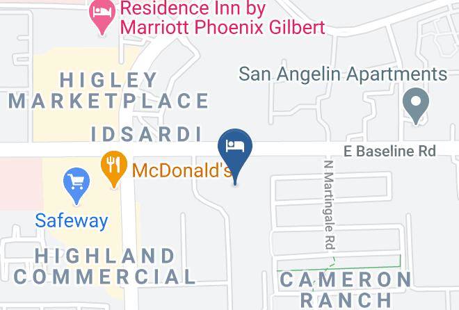 Maricopa - Holiday Inn Express & Suites Phoenix East Gilbert Maps