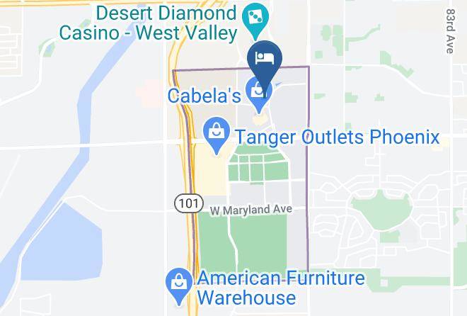Maricopa - Holiday Inn Express & Suites Phoenix Glendale Sports Dist Maps