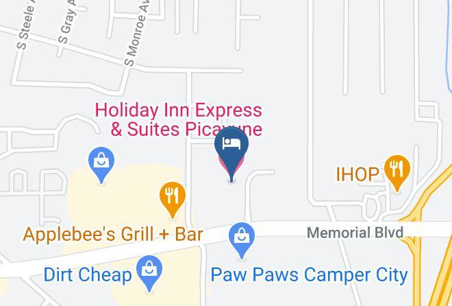 Pearl River - Holiday Inn Express & Suites Picayune Stennis Space Cntr Maps