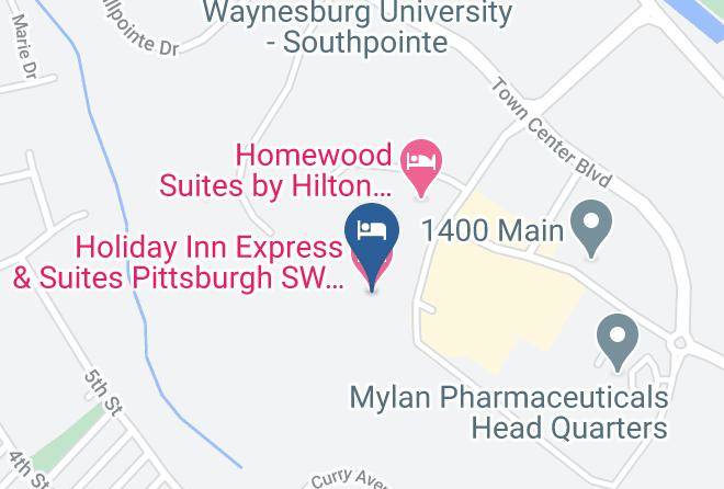 Washington - Holiday Inn Express & Suites Pittsburgh Sw Southpointe Maps