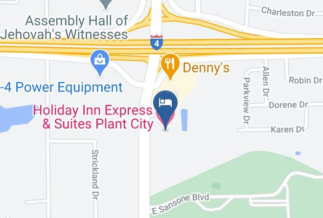 Hillsborough - Holiday Inn Express & Suites Plant City Maps