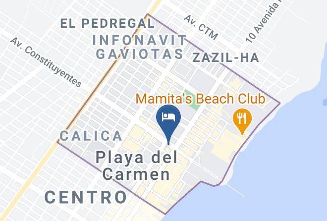 Solidaridad - Holiday Inn Express & Suites Playa Del Carmen Maps