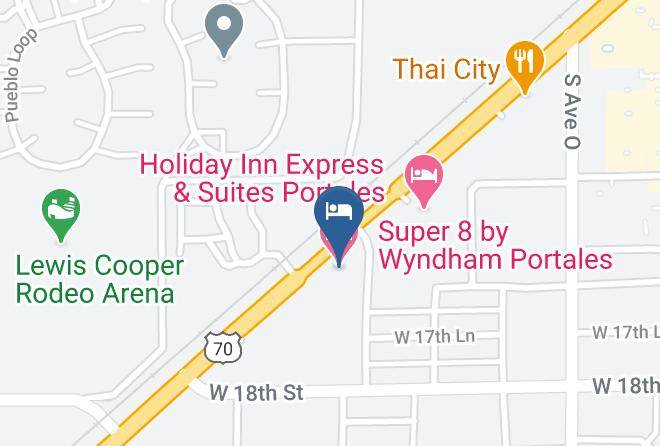 Roosevelt - Holiday Inn Express & Suites Portales Maps