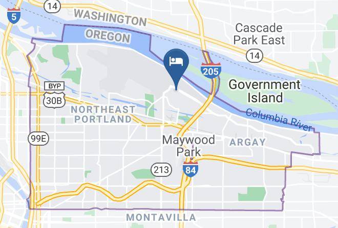 Multnomah - Holiday Inn Express & Suites Portland Airport Maps