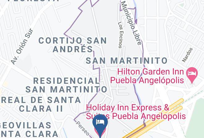San Andres Cholula - Holiday Inn Express & Suites Puebla Angelopolis Maps