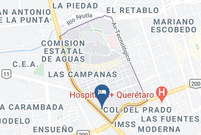 Holiday Inn Express & Suites Queretaro Mapa
 - Queretaro - Santiago De Queretaro