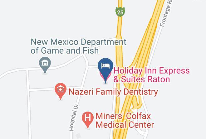 Colfax - Holiday Inn Express & Suites Raton Maps