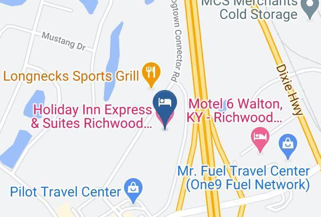 Holiday Inn Express & Suites Richwood Cincinnati South Map
