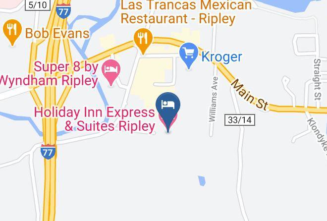 Holiday Inn Express & Suites Ripley Map