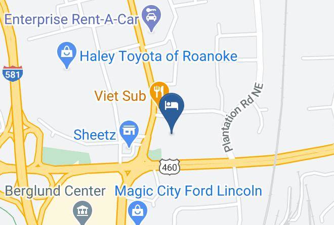 Roanoke City - Holiday Inn Express & Suites Roanoke Civic Center Maps