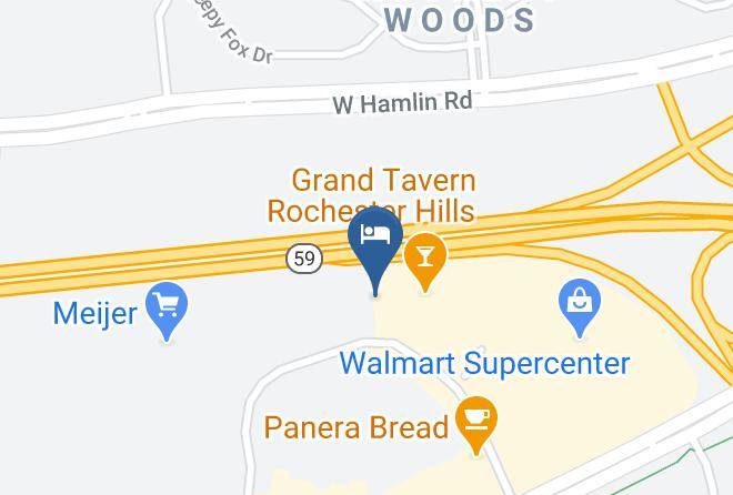 Holiday Inn Express & Suites Rochester Hills Detroit Area Map