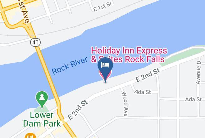 Whiteside - Holiday Inn Express & Suites Rock Falls Maps