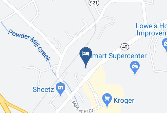 Holiday Inn Express & Suites Rocky Mount Smith Mtn Lake Map