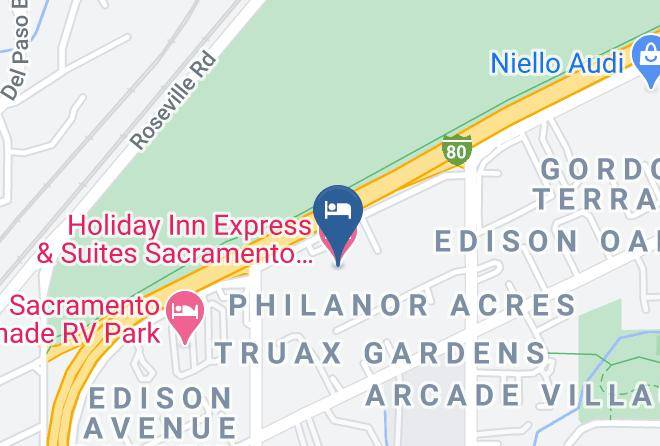 Sacramento - Holiday Inn Express & Suites Sacramento Ne Cal Expo Maps