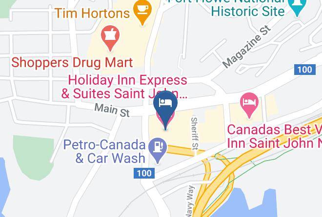 Saint John - Holiday Inn Express & Suites Saint John Harbour Side Maps