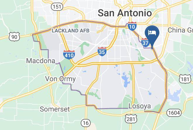 Bexar - Holiday Inn Express & Suites San Antonio Brooks City Base Maps