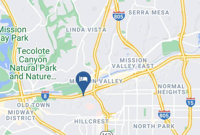 San Diego - Holiday Inn Express & Suites San Diego Mission Valley Maps