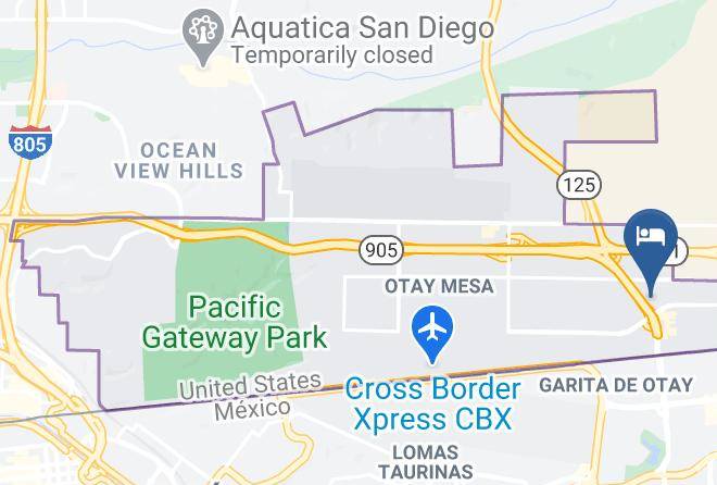 Holiday Inn Express & Suites San Diego Otay Mesa Map