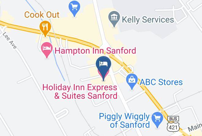 Lee - Holiday Inn Express & Suites Sanford Maps