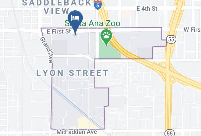 Orange - Holiday Inn Express & Suites Santa Ana Orange County Maps