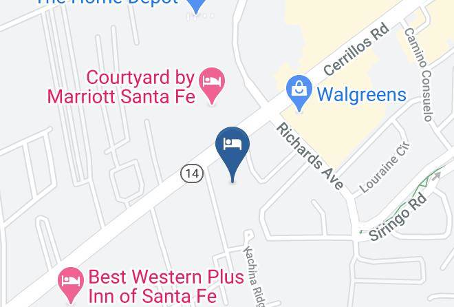 Santa Fe - Holiday Inn Express & Suites Santa Fe Maps