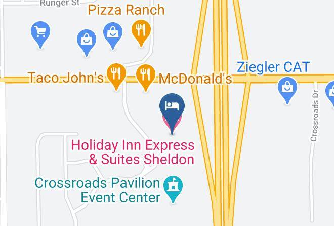 Holiday Inn Express & Suites Sheldon Map