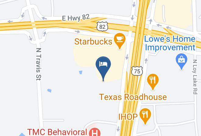 Holiday Inn Express & Suites Sherman Hwy 75 Map