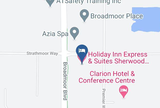 Holiday Inn Express & Suites Sherwood Park Edmonton Area Map