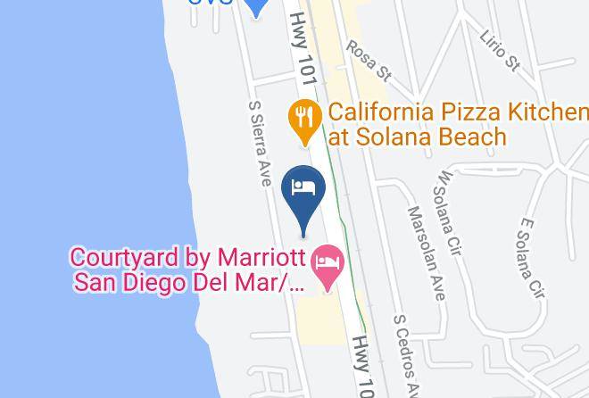 San Diego - Holiday Inn Express & Suites Solana Beach Del Mar Maps