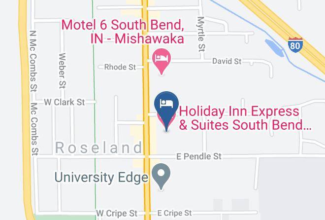 St Joseph - Holiday Inn Express & Suites South Bend Notre Dame Univ Maps
