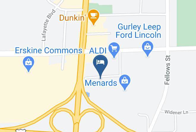 Holiday Inn Express & Suites South Bend South Map