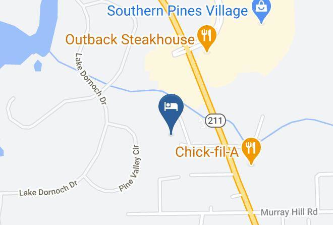 Holiday Inn Express & Suites Southern Pines Pinehurst Area Map