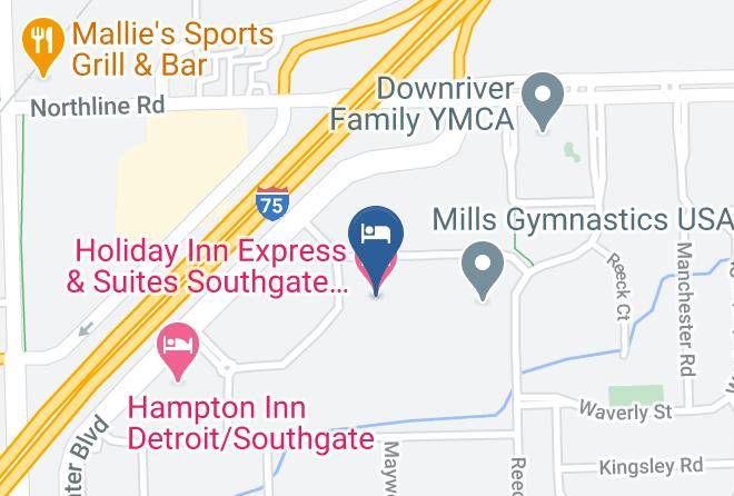 Wayne County - Holiday Inn Express & Suites Southgate Detroit Area Maps