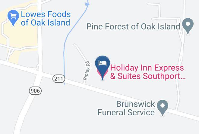 Brunswick - Holiday Inn Express & Suites Southport Oak Island Area Maps