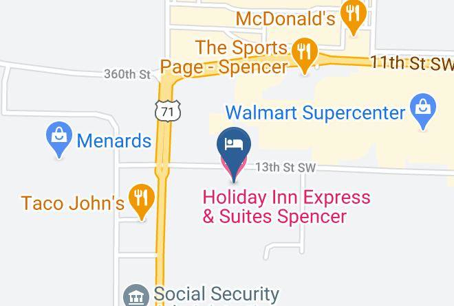 Clay - Holiday Inn Express & Suites Spencer Maps