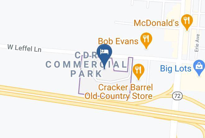 Holiday Inn Express & Suites Springfield Dayton Area Map