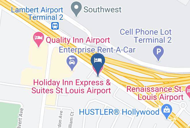 St Louis - Holiday Inn Express & Suites St Louis Airport Maps