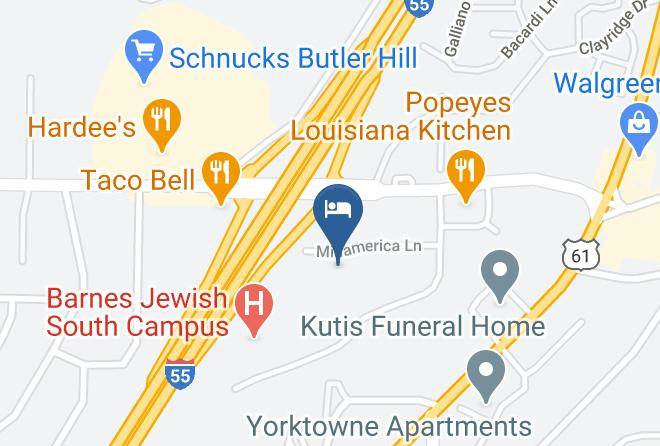 St Louis - Holiday Inn Express & Suites St Louis South I 55 Maps
