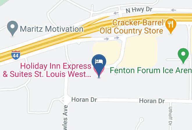 St Louis - Holiday Inn Express & Suites St Louis West Fenton Maps