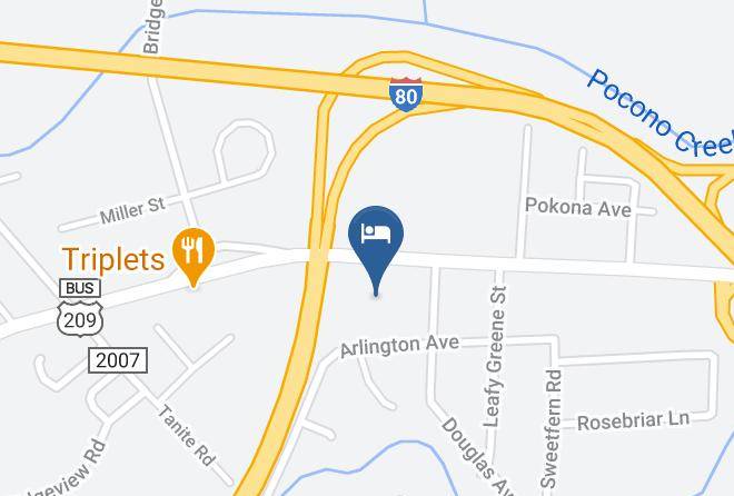 Holiday Inn Express & Suites Stroudsburg Poconos Map
