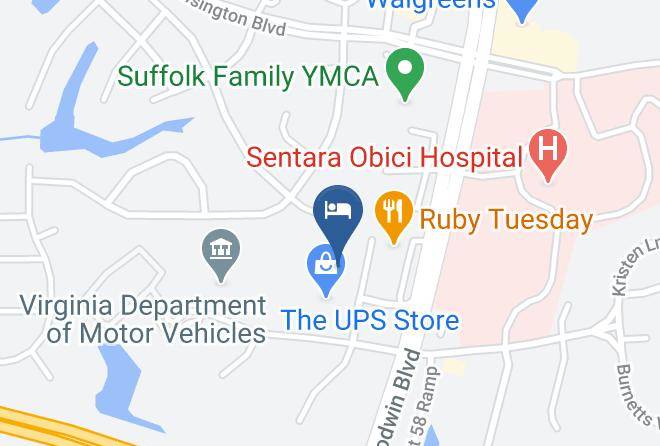 Suffolk City - Holiday Inn Express & Suites Suffolk Maps